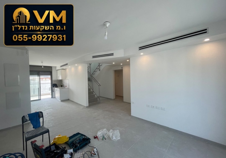 שרה אהרונסון 38 גדרה – למכירה דופלקס 3.5 חדרים