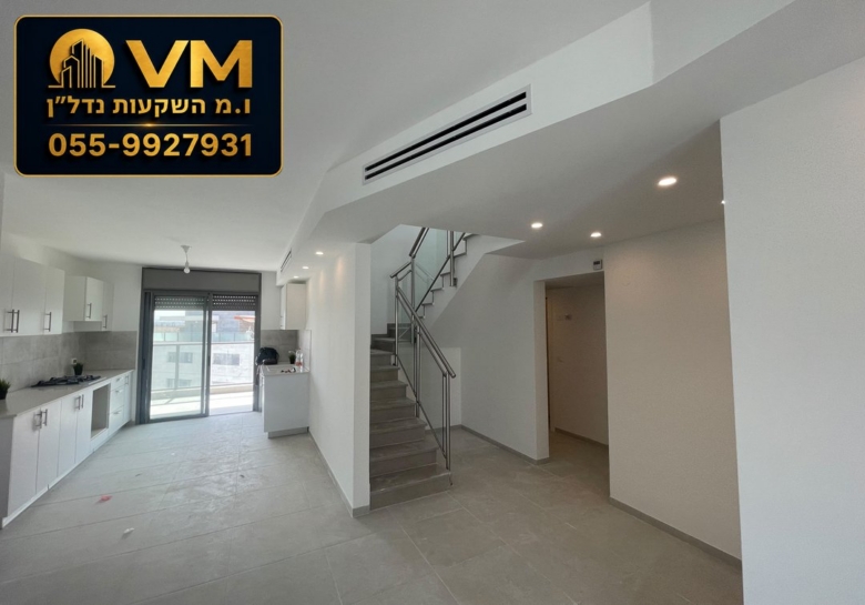 שרה אהרונסון 38 גדרה – למכירה דופלקס 3.5 חדרים