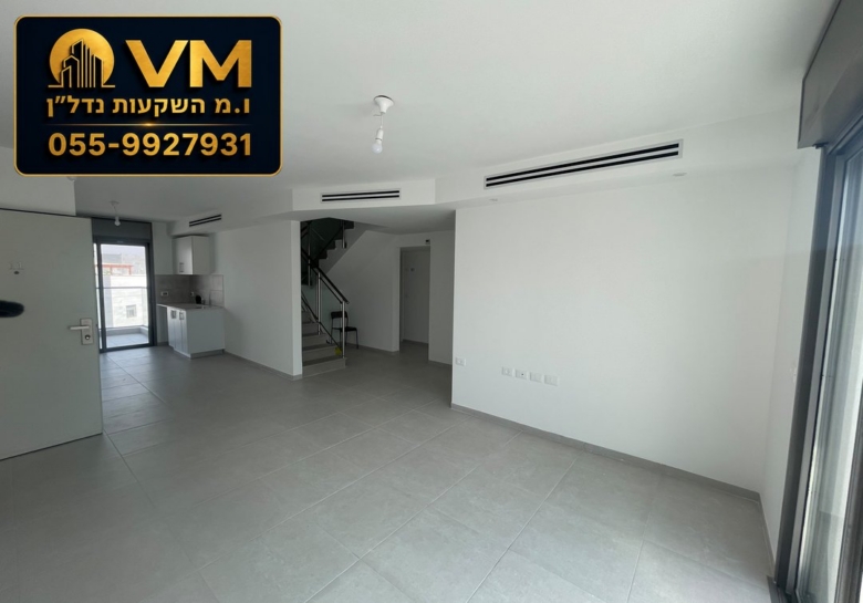 שרה אהרונסון 38 גדרה – למכירה דופלקס 3.5 חדרים